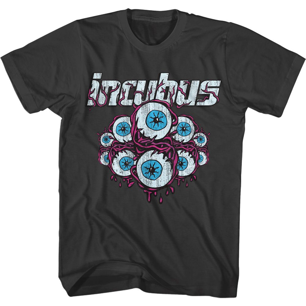 Incubus Logo And Eyeballs Official T-Shirt