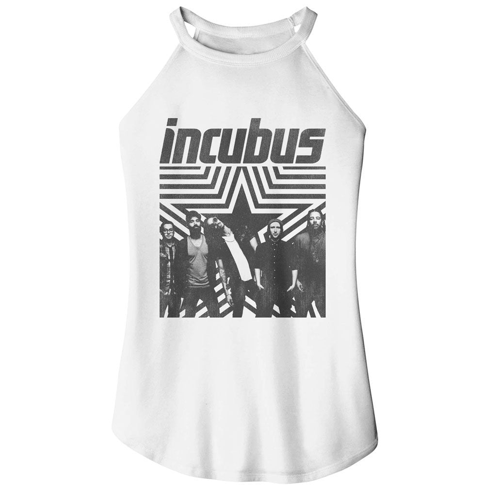 Incubus Star Background Official Ladies Sleeveless Rocker Tank