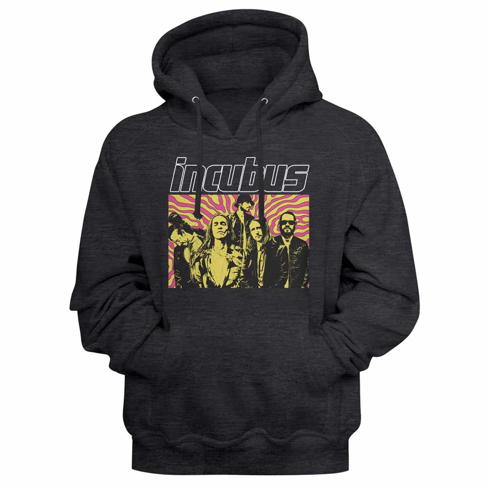 Incubus Swirl Background Official Heather Hoodie