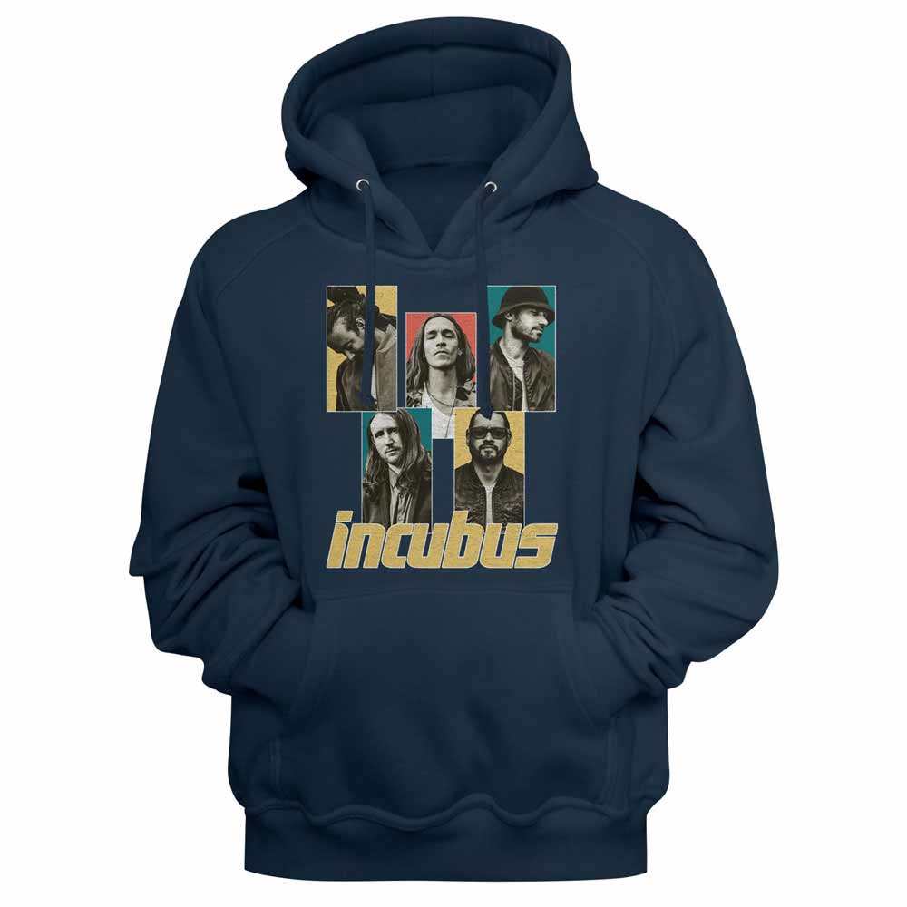 Incubus Swirl Band Member Boxes Official Hoodie