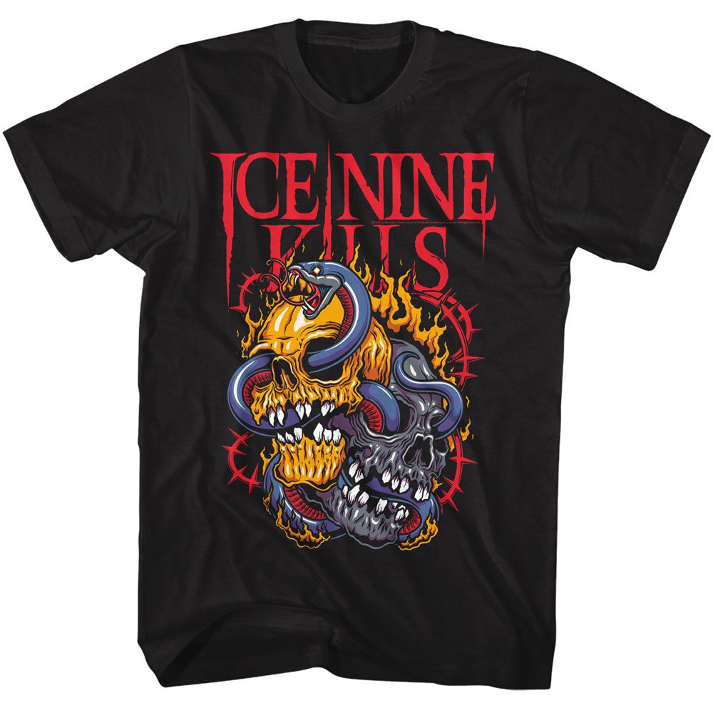 Ice Nine Kills Snake Skulls Official T-Shirt