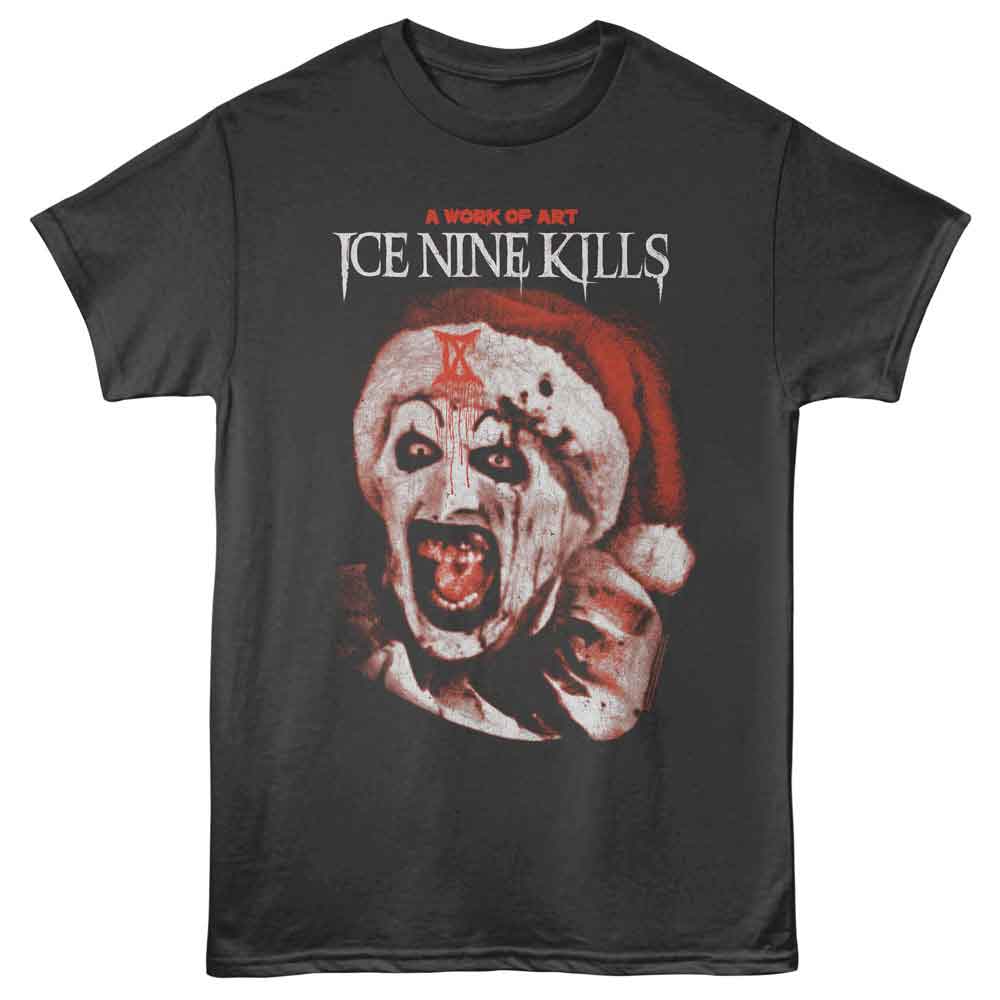 Ice Nine Kills Terrifier Santa Hat Official T-Shirt