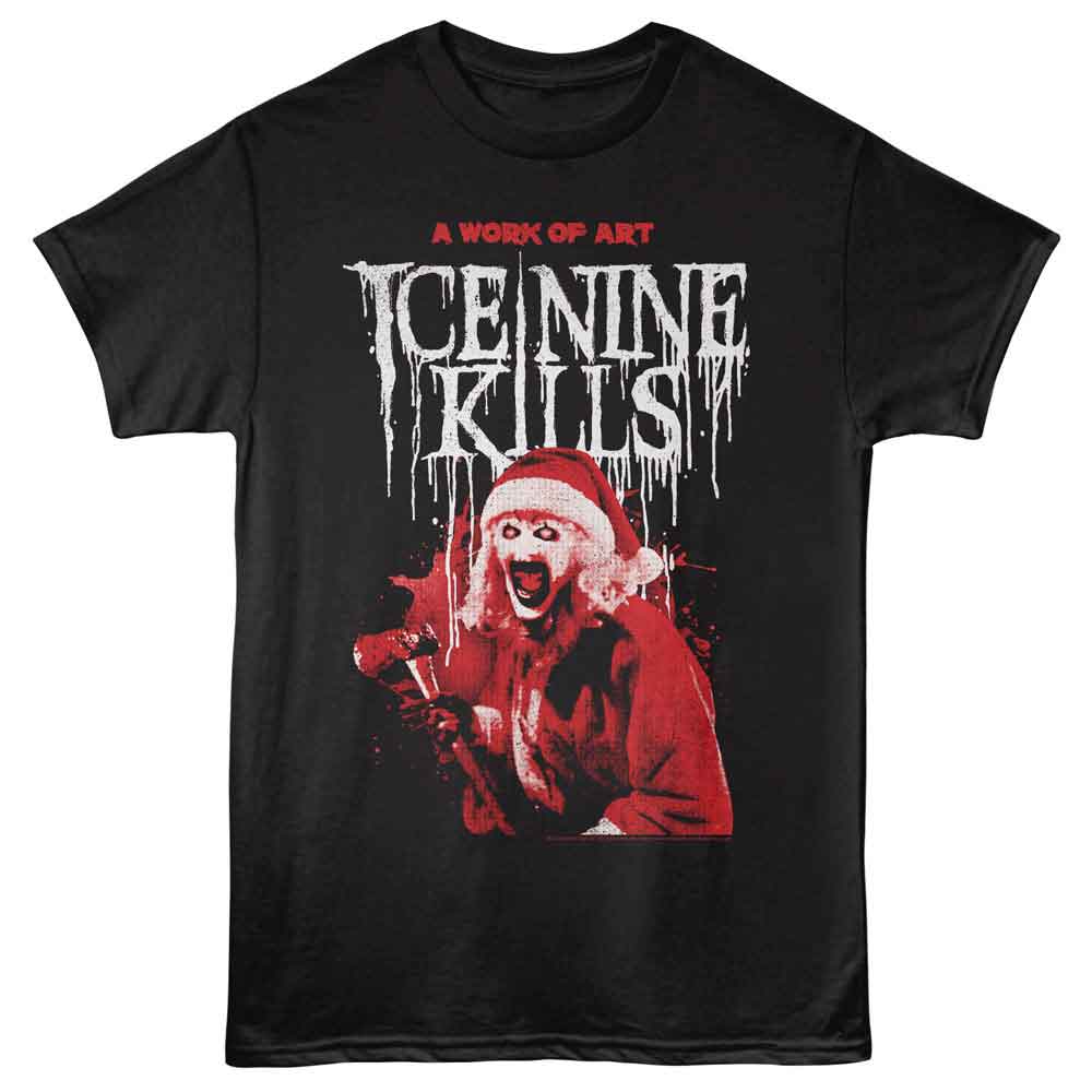 Ice Nine Kills Terrifier Christmas Axe Official T-Shirt