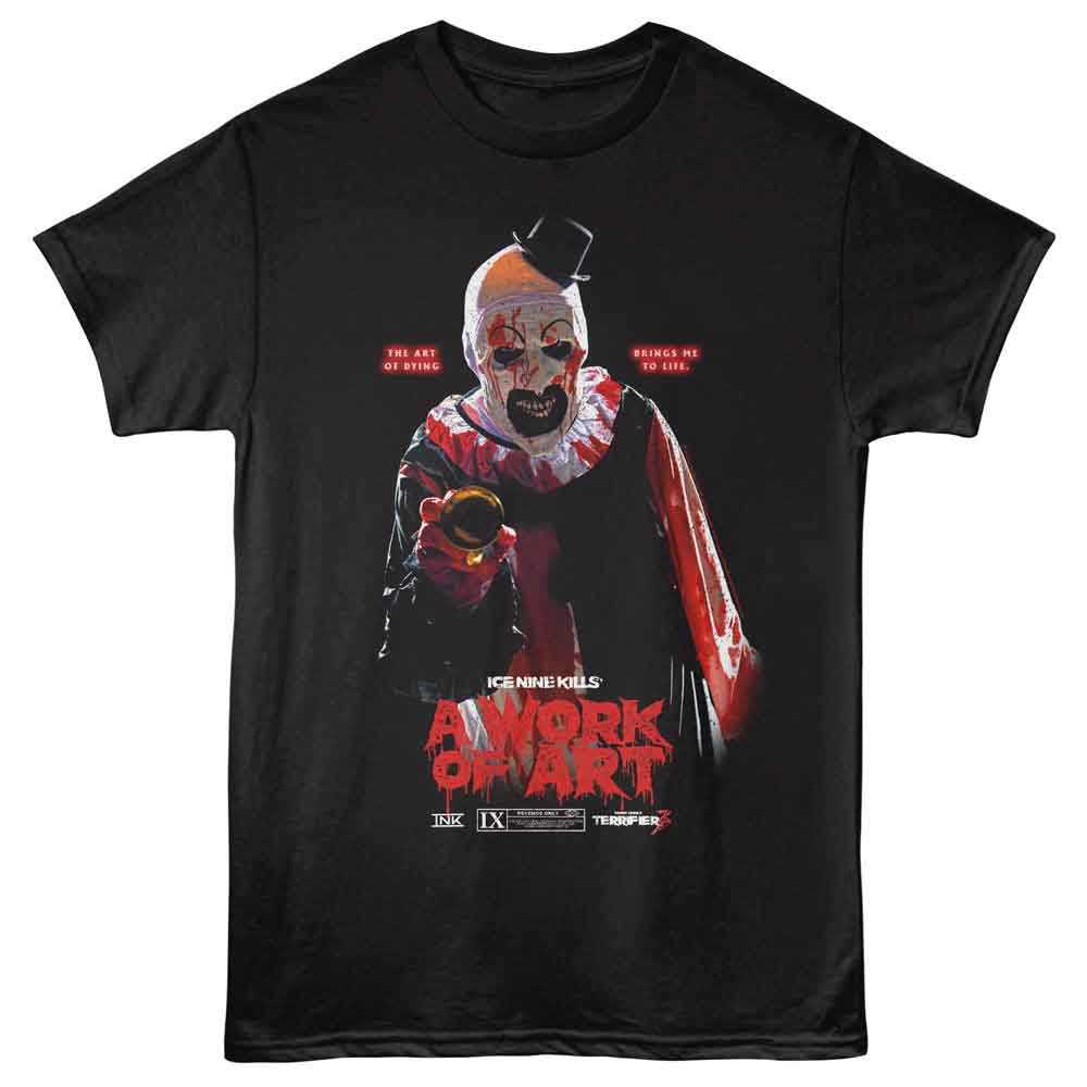 Ice Nine Kills Terrifier A Work Of Art Official T-Shirt