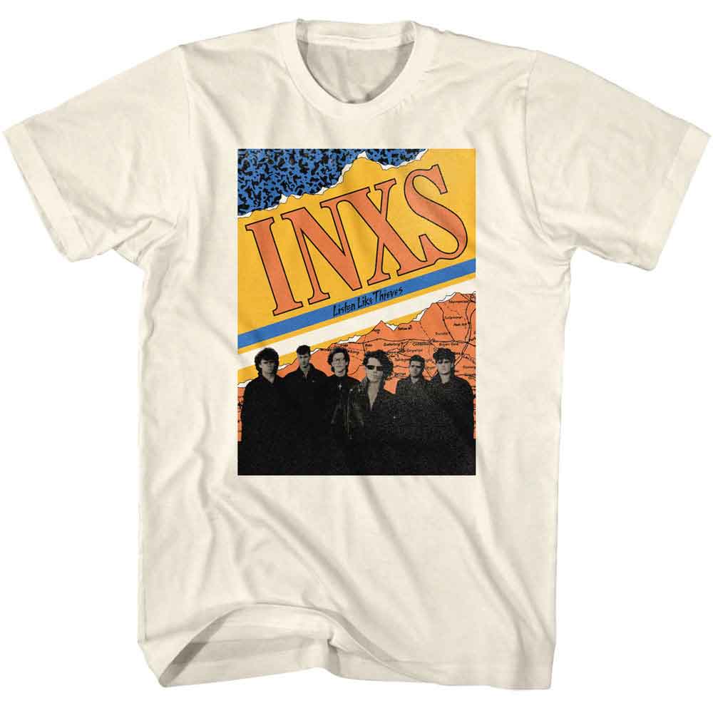 INXS Listen Like Thieves Official T-Shirt