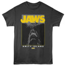 Jaws Poster With Amity Island Official T-Shirt