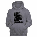 Jimi Hendrix Vintage Face Official Heather Hoodie