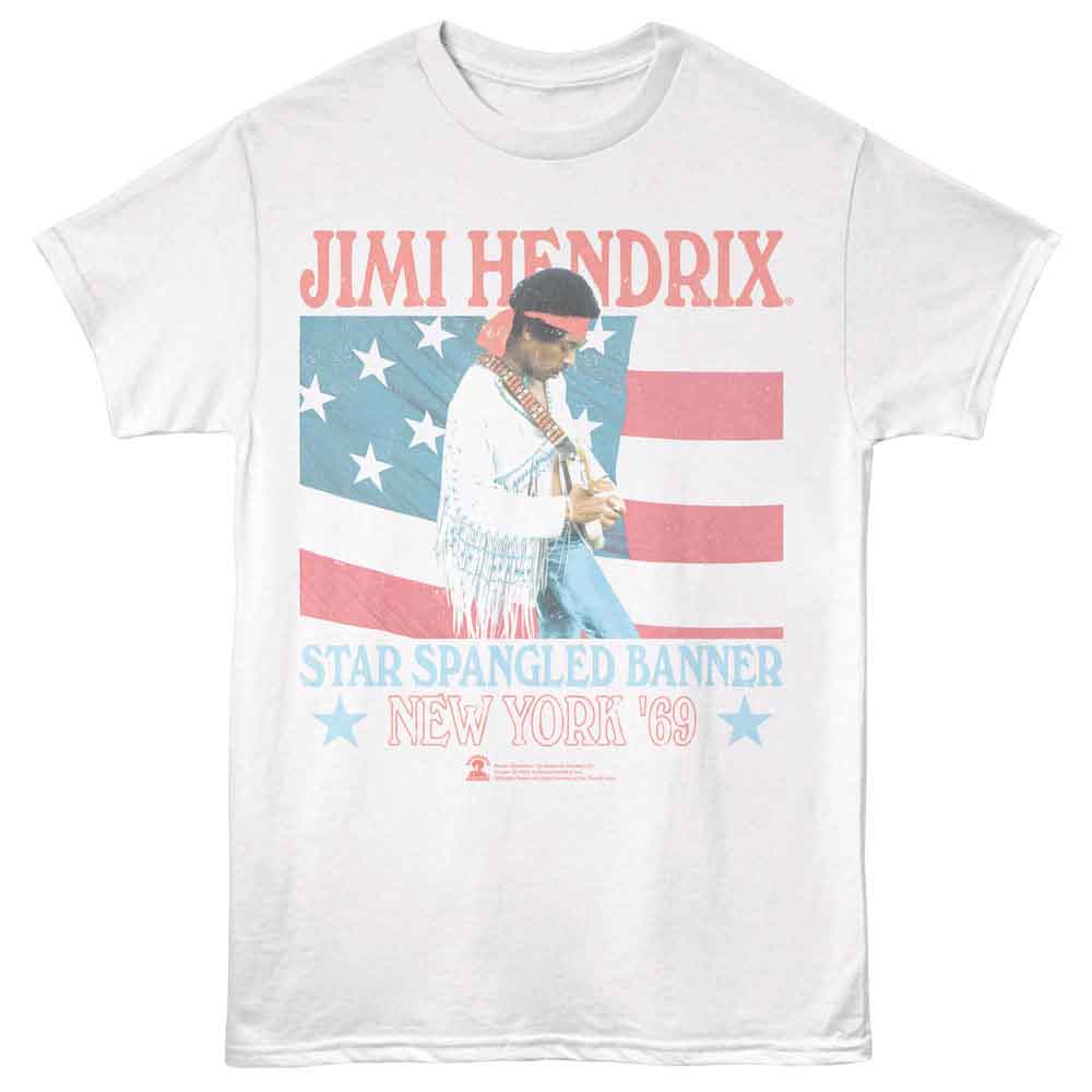 Jimi Hendrix Star Spangled 69 Official T-Shirt