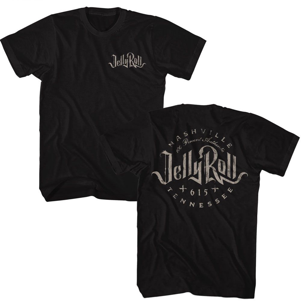 Jelly Roll 2 Sided Nashville Official T-Shirt