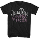 Jelly Roll Beautifully Broken Painted Official T-Shirt