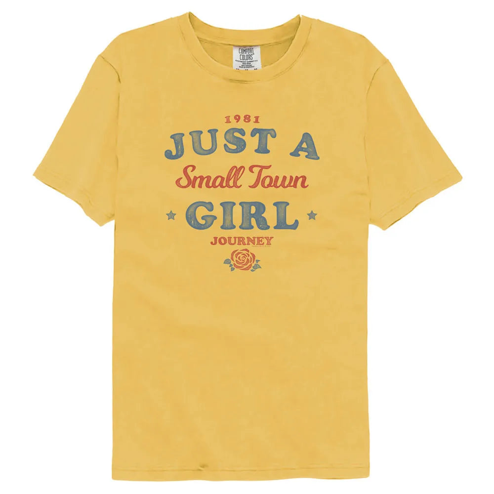 Journey Small Town Girl Official Comfort Colors T-Shirt