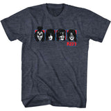 Kiss Squares Heather T-Shirt