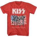 Kiss American Flag Heather T-Shirt