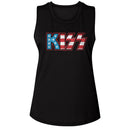 Kiss Flag Official Ladies Muscle Tank