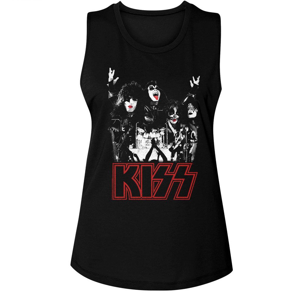 Kiss Concert Official Ladies Muscle Tank