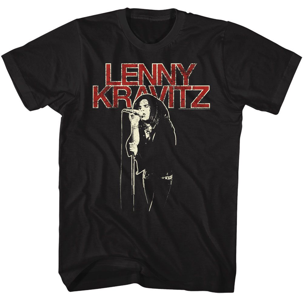 Lenny Kravitz Distress Text Official T-Shirt