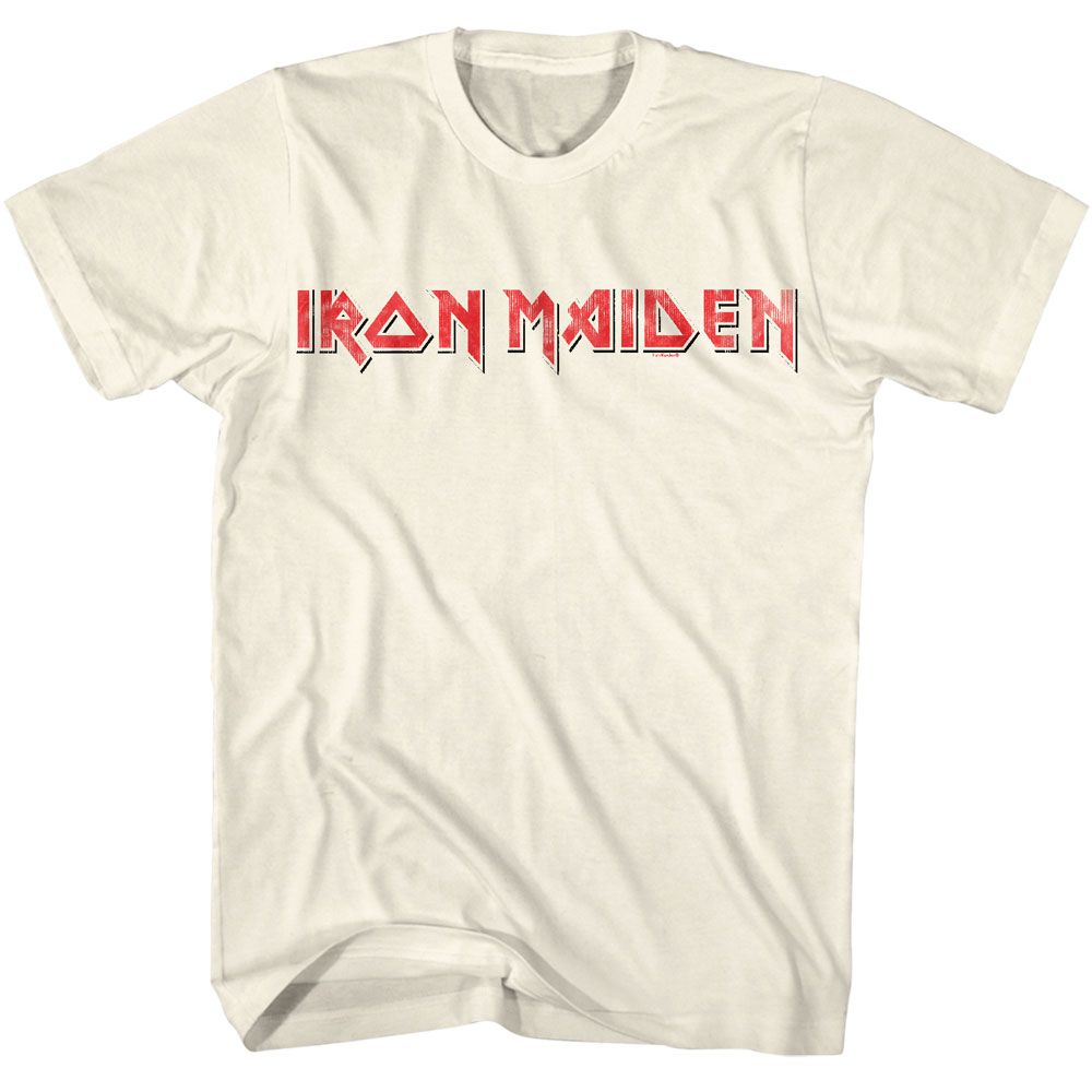 Iron Maiden Red Black Logo Official T-Shirt