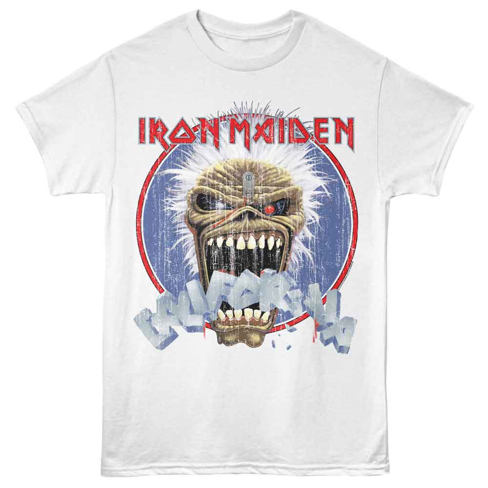Iron Maiden Cali Stone Text Official T-Shirt