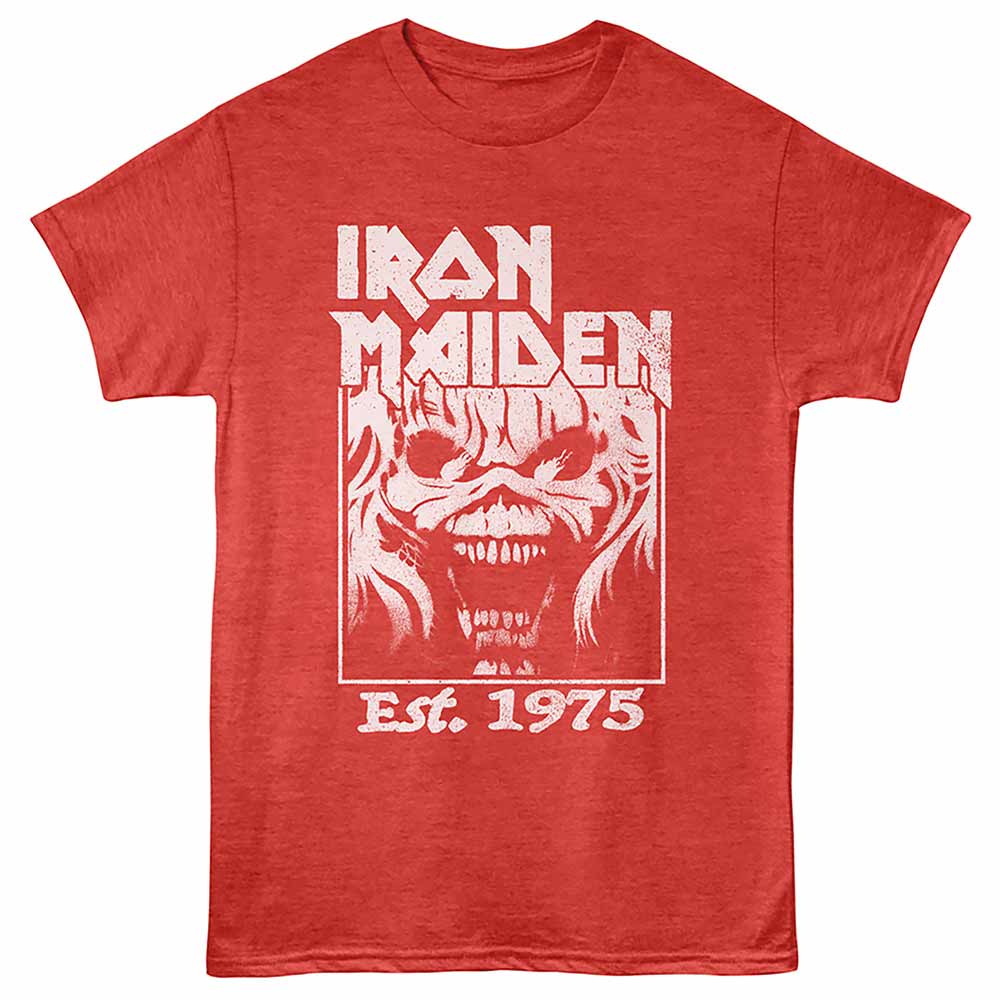 Iron Maiden Est 1975 Official Heather T-Shirt