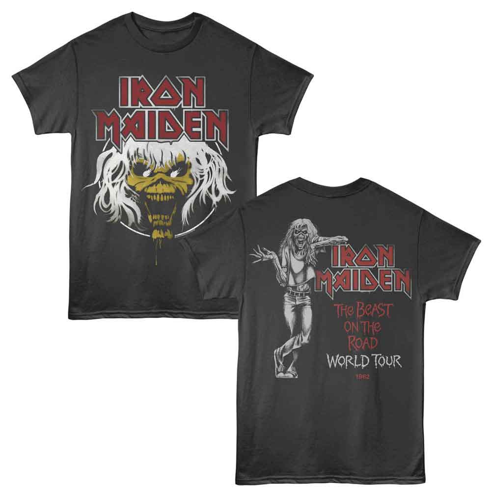 Iron Maiden World Tour 1982 Official T-Shirt