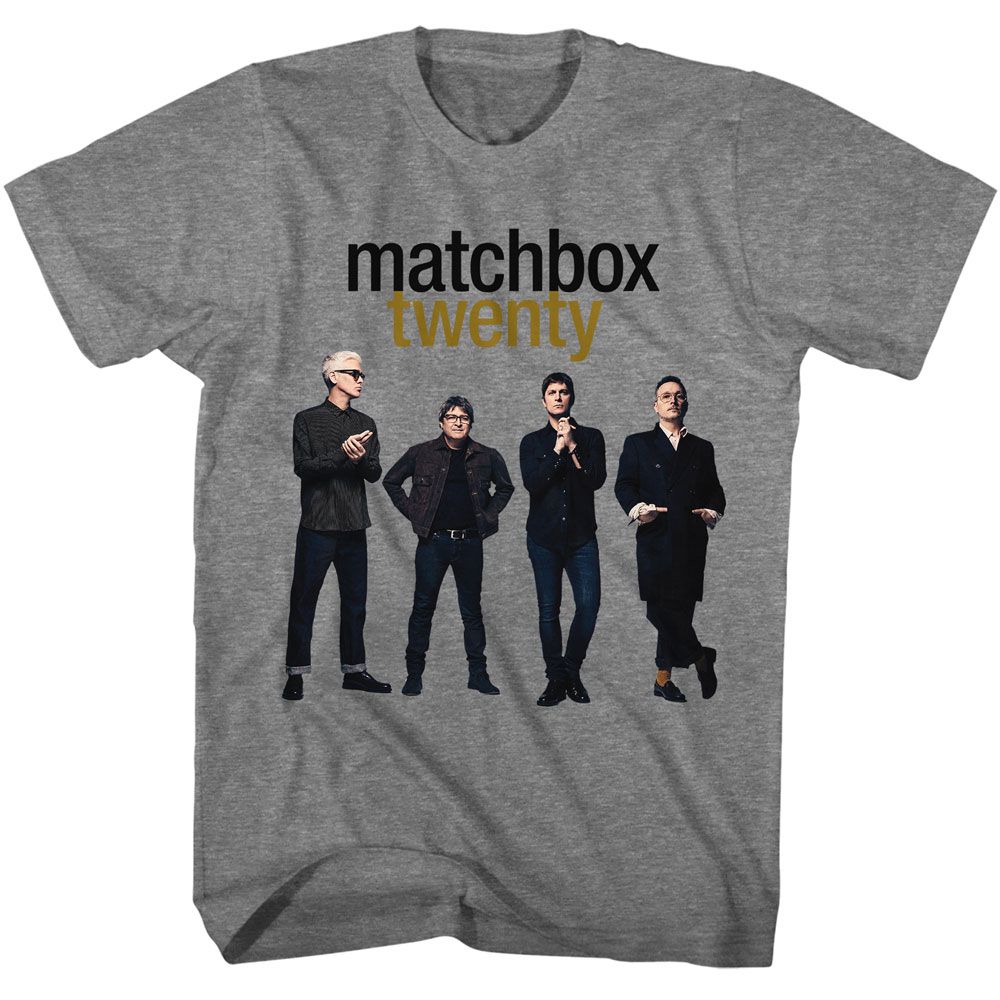 Matchbox Twenty Band Members Official Heather T-Shirt