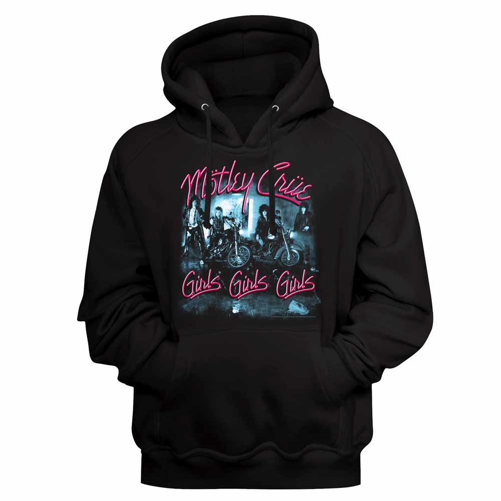 Motley Crue Girls Girls Girls Official Hoodie