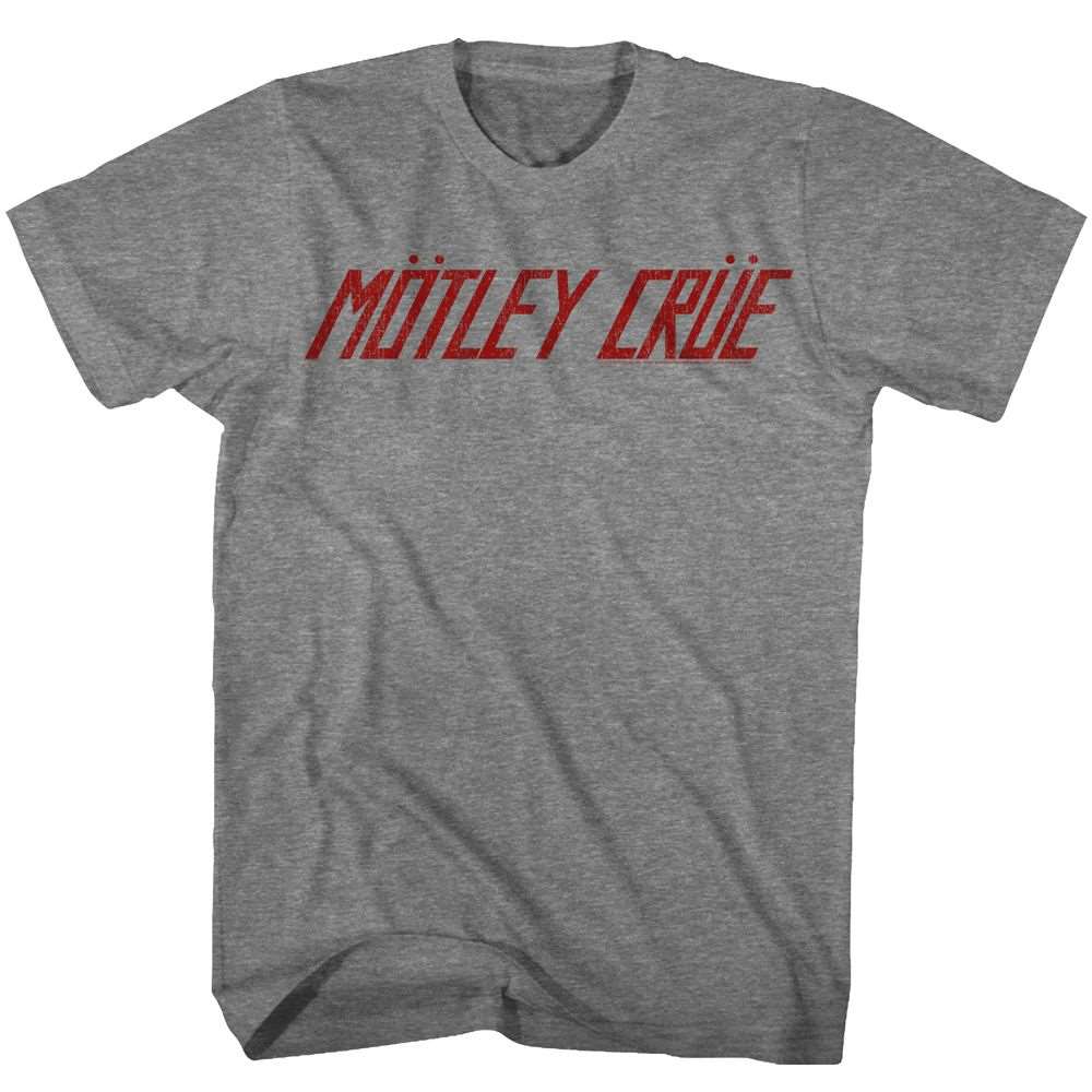 Motley Crue Red Logo Heather T-Shirt