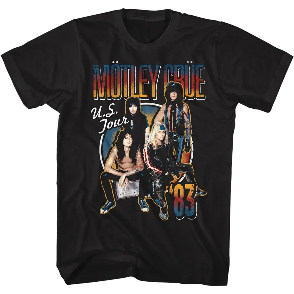 Motley Crue US Tour '83 Official T-Shirt Medium *Sale