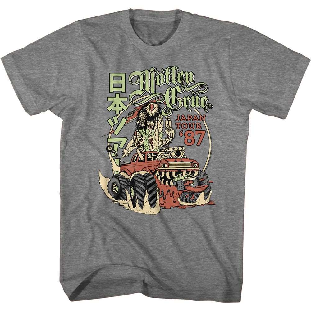 Motley Crue Tour '87 Heather T-Shirt