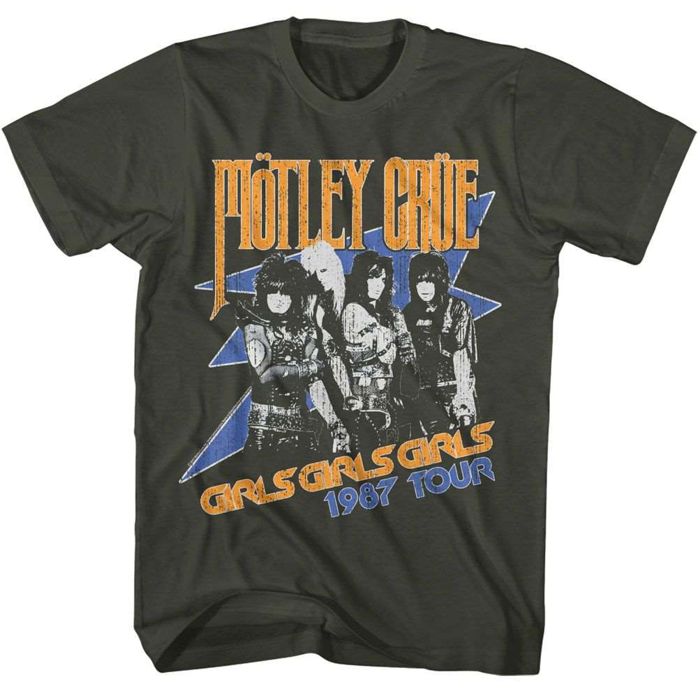 Motley Crue Girls Girls Girls 1987 Tour Official T-Shirt