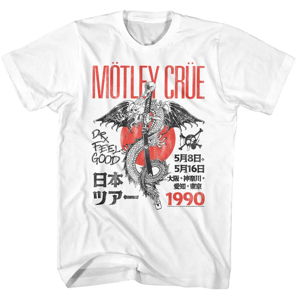 Motley Crue Japan Tour 90 Official T-Shirt