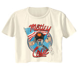 Motley Crue Allister With Flag Ladies Crop Top