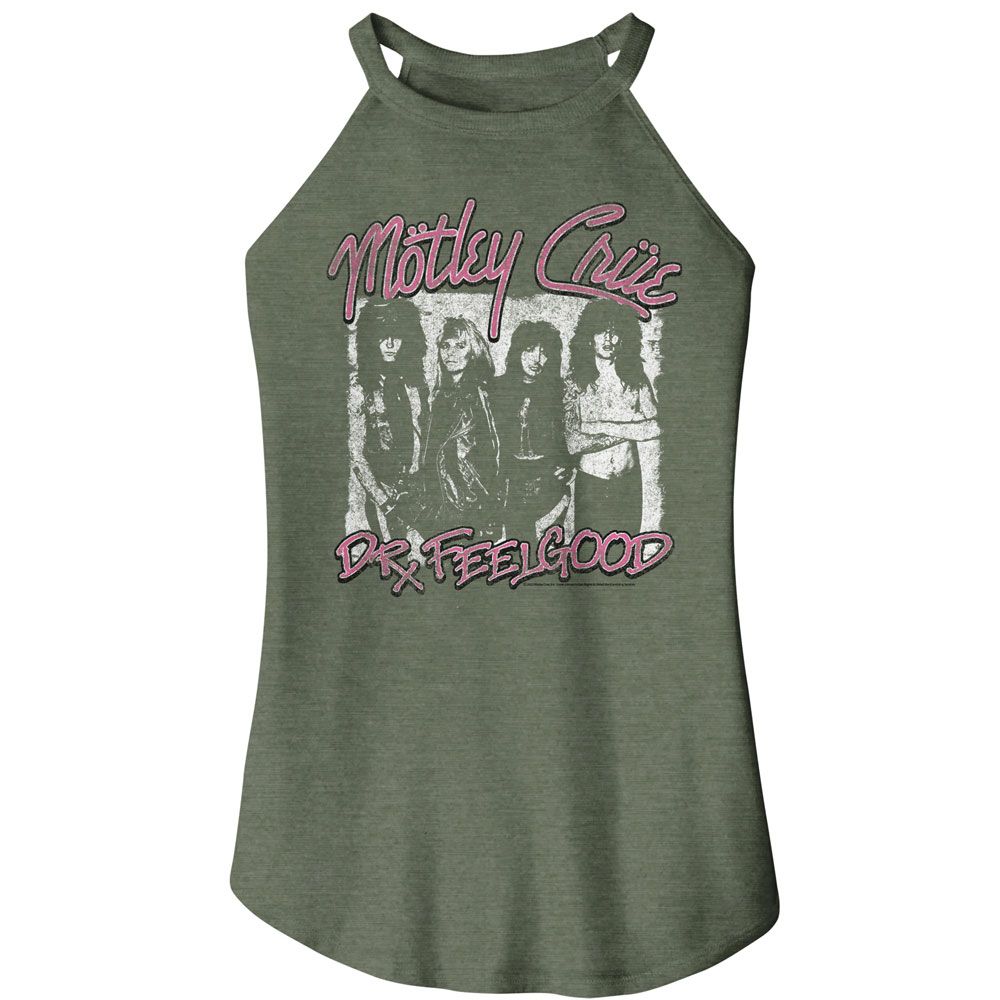 Motley Crue Dr Feelgood Official Ladies Sleeveless Rocker Tank