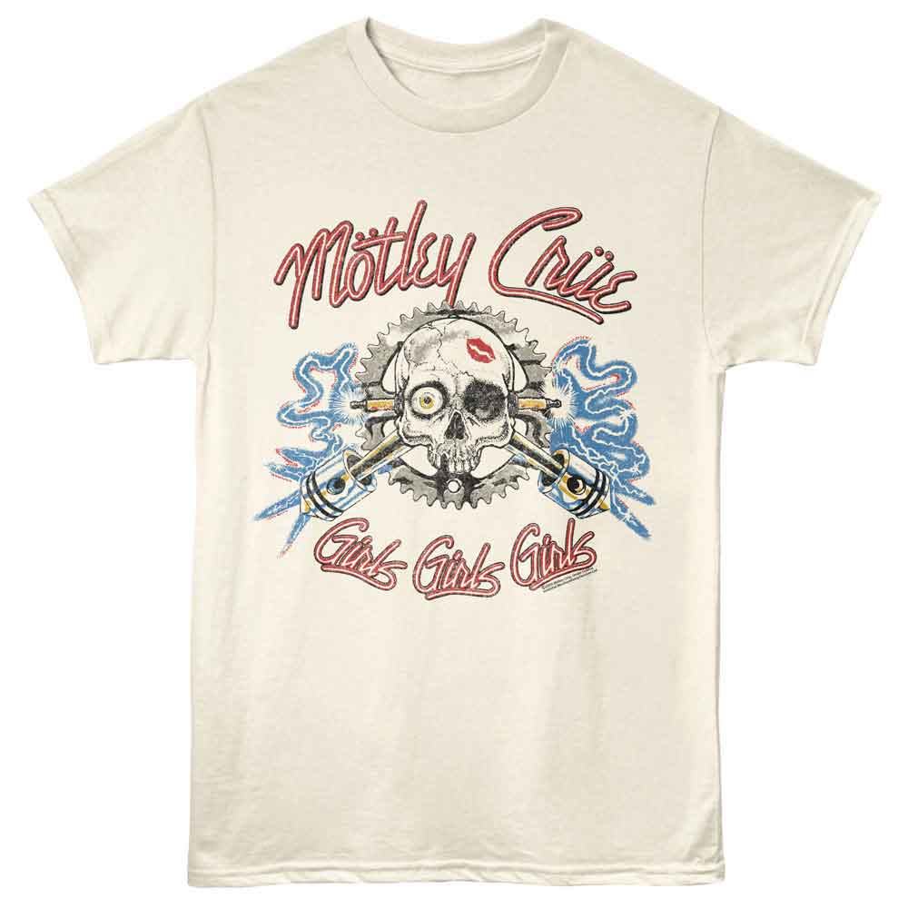 Motley Crue Electric Skull Official T-Shirt