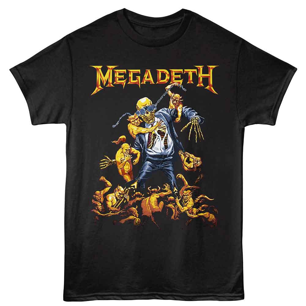 Megadeth Vic Goes To Hell Official T-Shirt