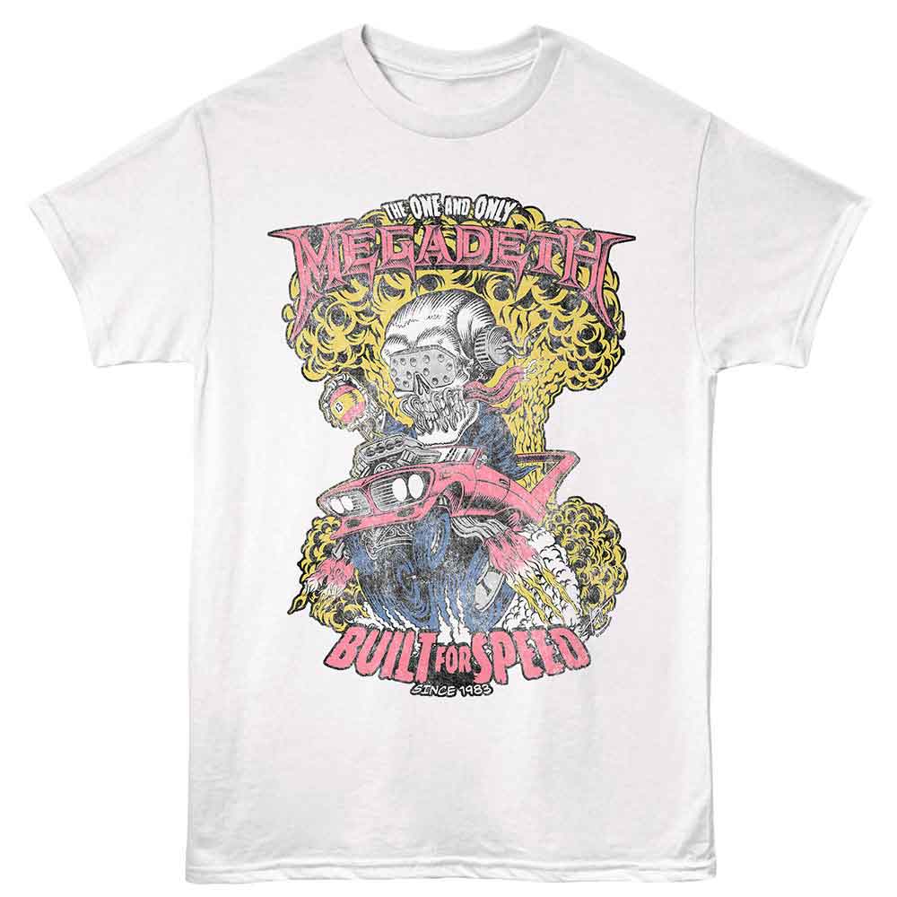 Megadeth Built For Speed Official T-Shirt