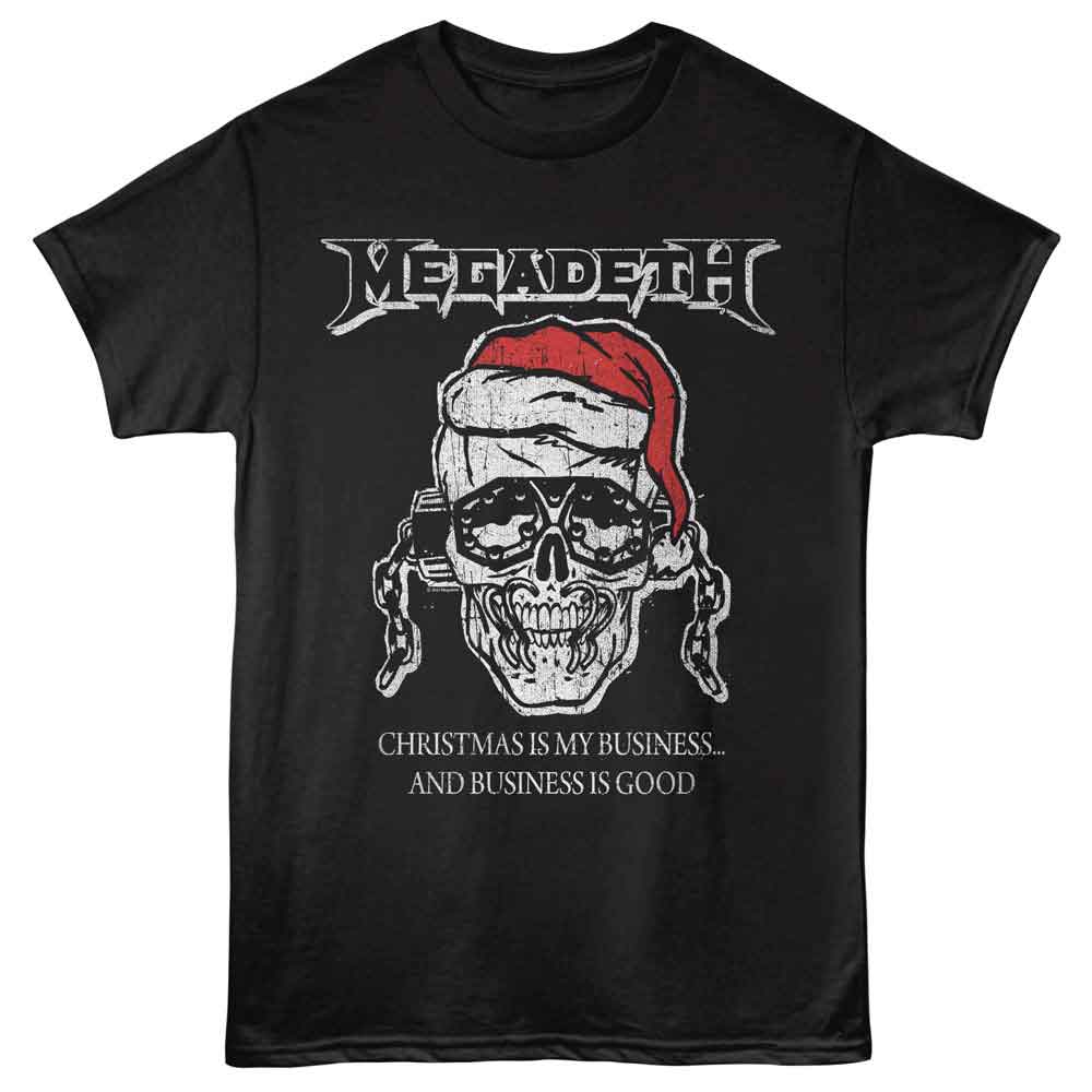 Megadeth Christmas Is My Business Official T-Shirt