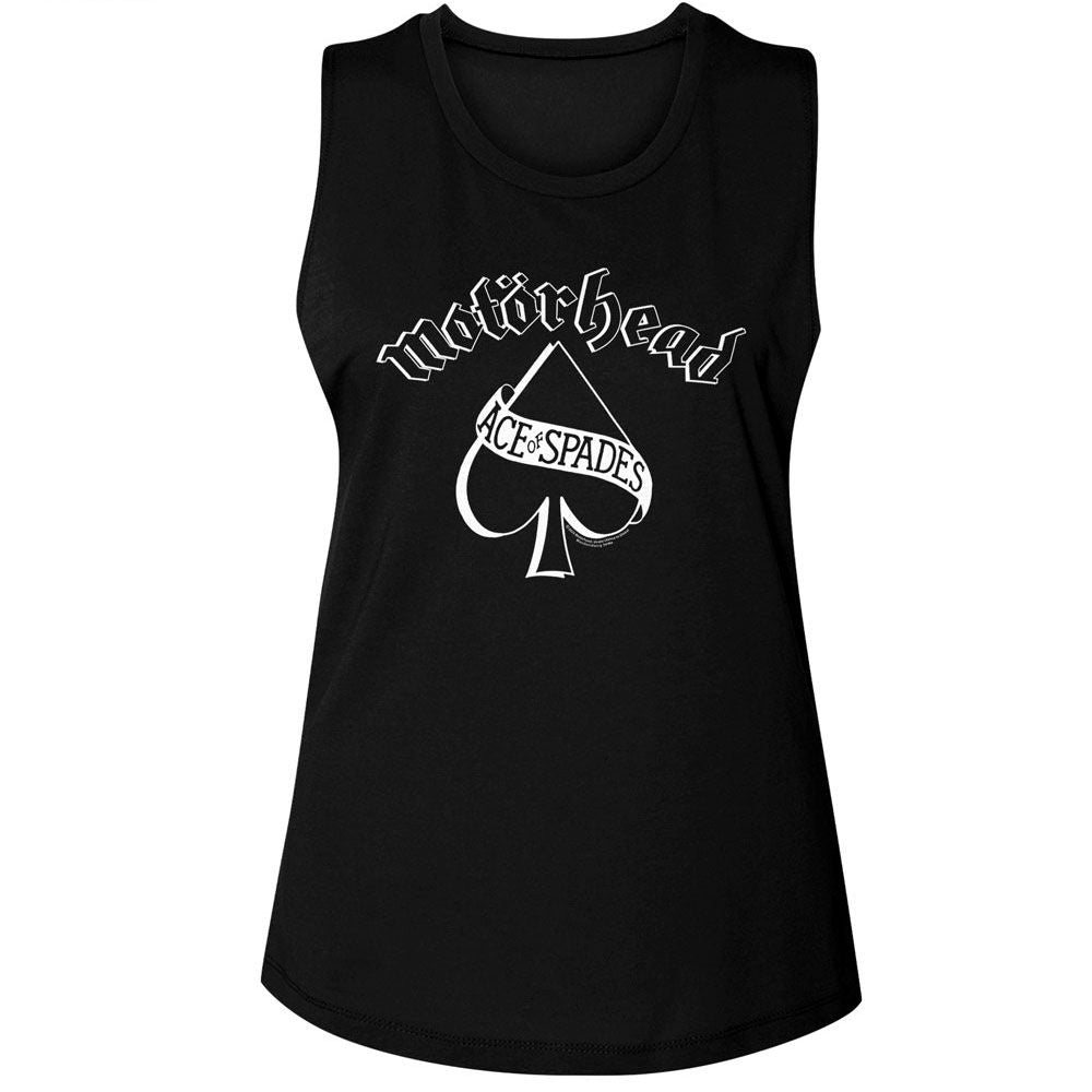 Motorhead Ace Of Spades Official Ladies Muscle Tank