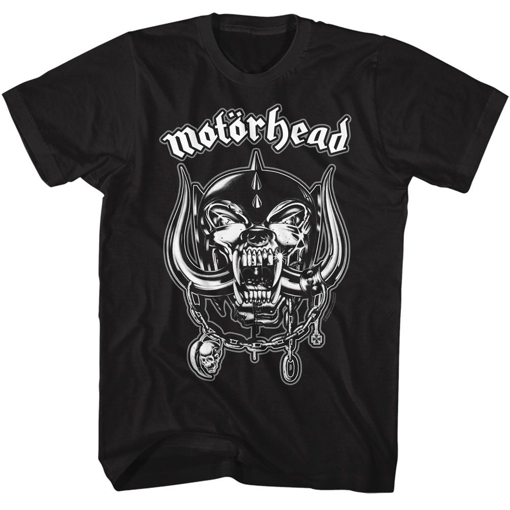 Motorhead Snaggletooth And Logo Official T-Shirt
