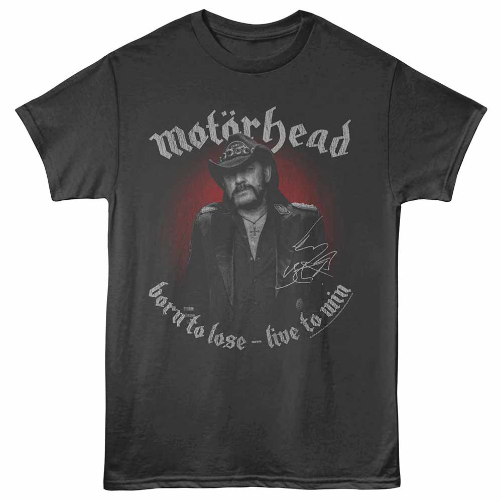 Motorhead Lemmy Born To Lose Official T-Shirt