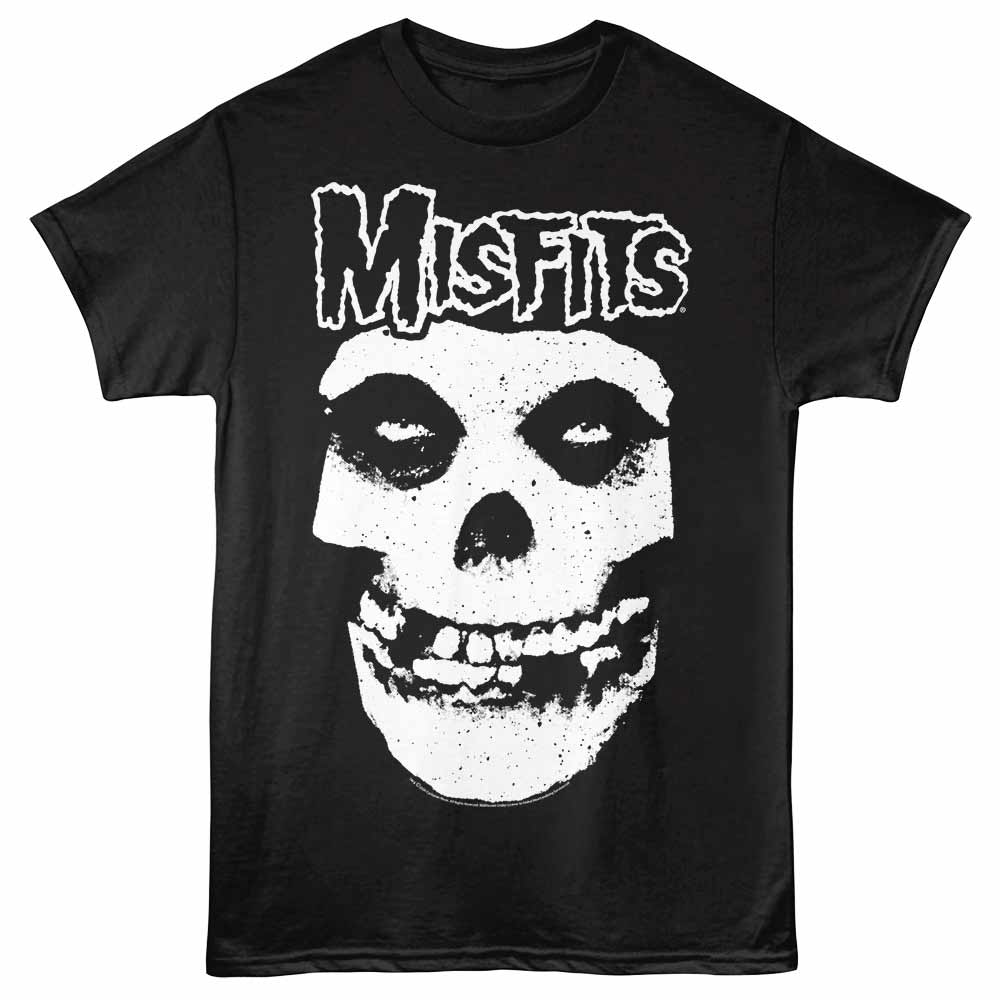 Misfits Logo Outline Skull Official T-Shirt