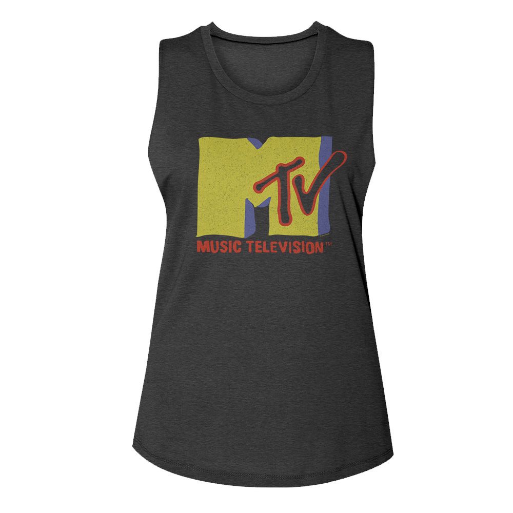 MTV Muted Tones Official Ladies Muscle Tank