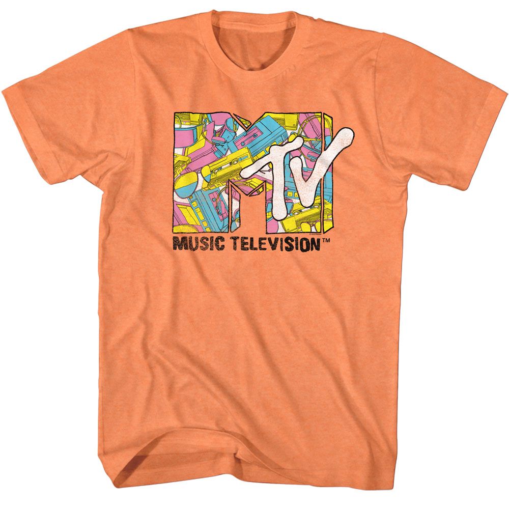 MTV Cassette Collage Official T-Shirt