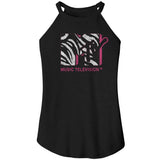 MTV Zebra Official Ladies Sleeveless Rocker Tank