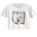 MTV I Want My MTV Ladies Crop Top