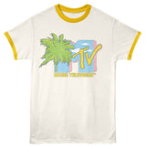 MTV Palm Tree Official Ringer T-Shirt