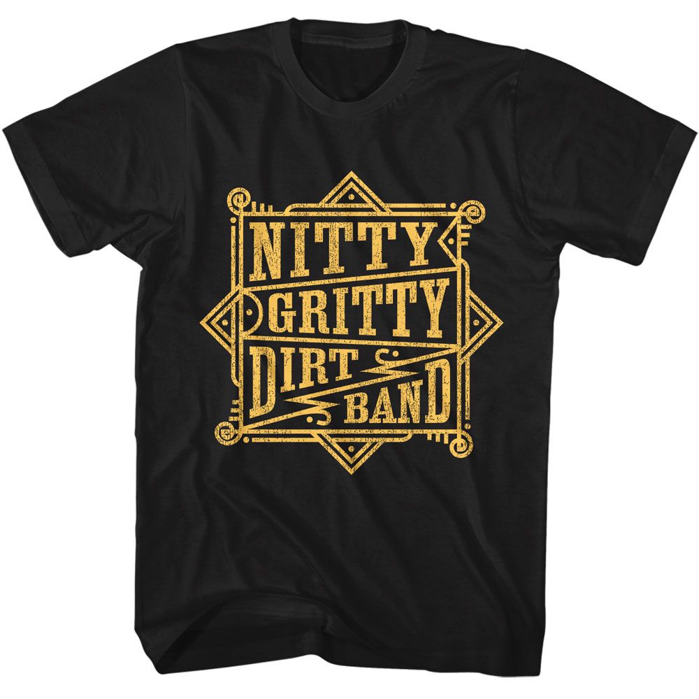 Nitty Gritty Dirt Band Borders Official T-Shirt