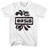 Oasis Spatter Logo Official T-Shirt