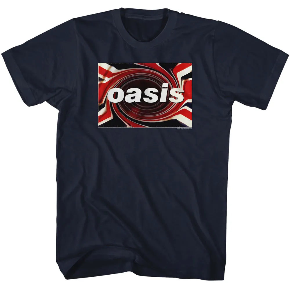 Oasis Union Jack Logo Official T-Shirt