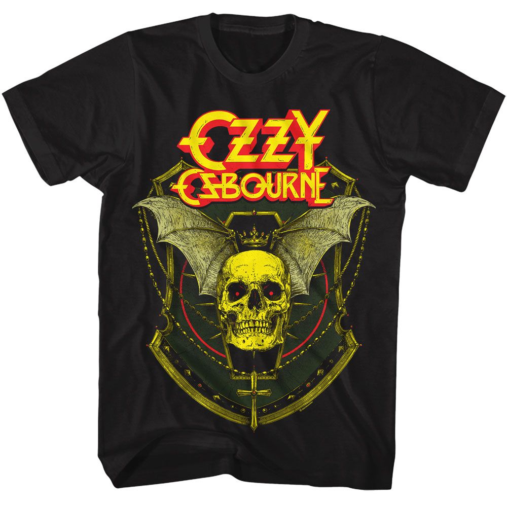 Ozzy Osbourne Crowned Skull Winged Official T-Shirt